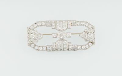 Altschliffbrillant Brosche zus. ca. 1,80 ct - Jewellery