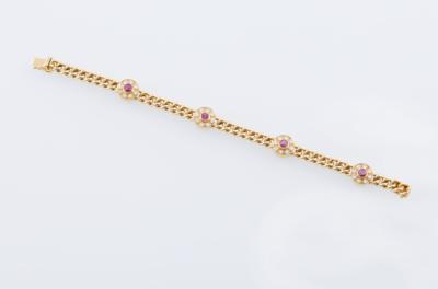 Rubin Brillant Armkette - Jewellery