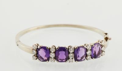 Brillant Amethyst Armreif - Klenoty