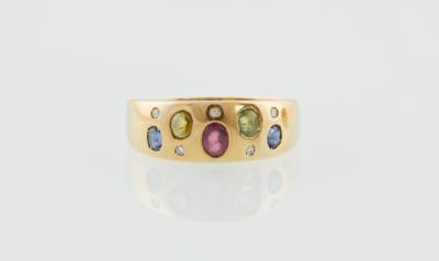 Brillant Farbstein Ring - Gioielli