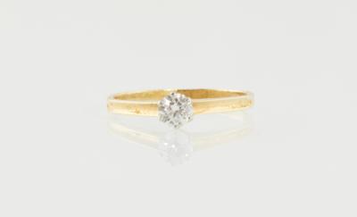 Brillant Solitär Ring ca. 0,35 ct - Schmuck