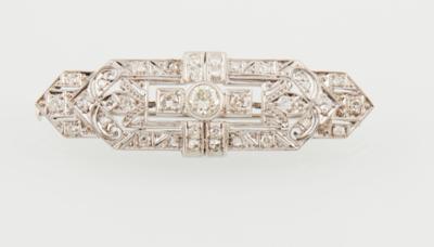 Diamantbrosche zus. ca. 0,90 ct - Jewellery