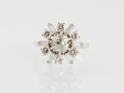 Diamantring zus. ca. 2 ct - Jewellery