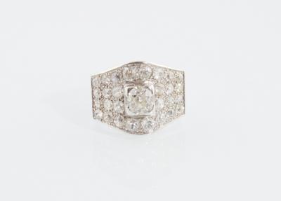 Diamantring zus. ca. 2 ct - Schmuck