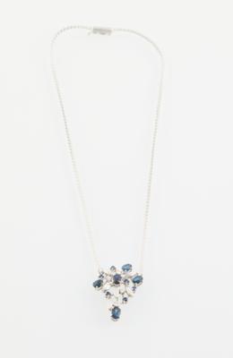 Brillant Saphircollier - Schmuck