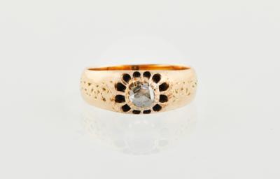 Ring mit Diamantraute ca. 0,10 ct - Schmuck