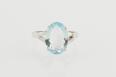 Aquamarinring ca. 3,46 ct - Schmuck