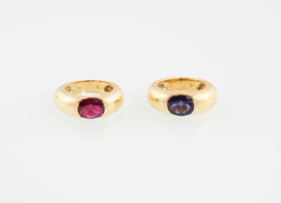 2 Schmuckstein Ringe - Jewellery