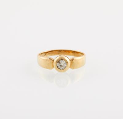 Altschliffbrillantsolitär Ring ca. 0,45 ct - Schmuck