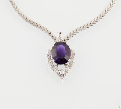 Brillant Amethyst Anhänger - Jewellery