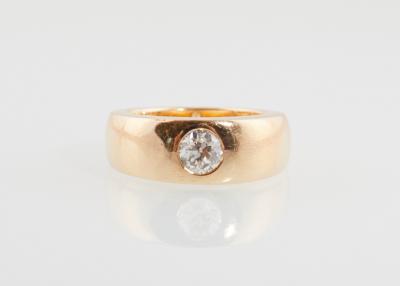 Altschliffbrillant Solitär Ring ca. 0,90 ct - Gioielli