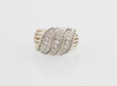 Achtkantdiamant Ring zus. ca. 0,35 ct - Schmuck