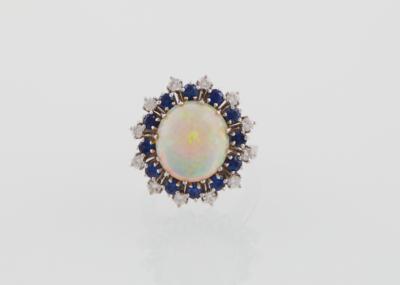 Brillant Opal Ring - Schmuck