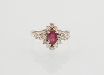 Brillant Rubin Ring - Jewellery