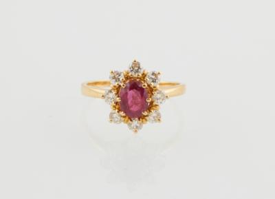 Brillant Rubin Ring - Gioielli