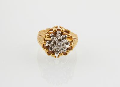 Brillant Solitärring ca. 0,15 ct - Schmuck