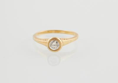 Brillant Solitärring ca. 0,40 ct - Schmuck