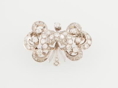 Diamantbrosche zus. ca. 1,80 ct - Schmuck