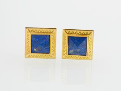 Lapis Lazuliohrclips - Jewellery