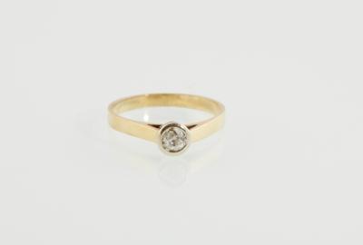 Altschliffbrillant Solitär Ring ca. 0,30 ct - Jewellery
