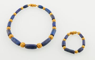 Variable Lapislazuli Schmuckgarnitur - Gioielli