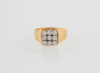 Brillantring zus. ca. 0,60 ct - Klenoty