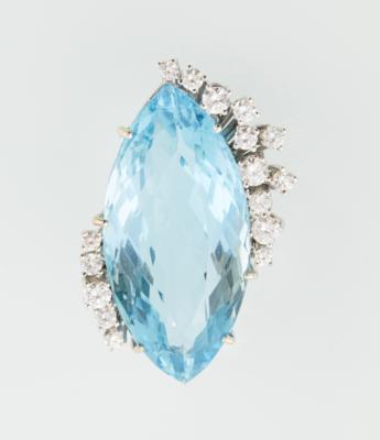 Aquamarin Anhänger ca. 38 ct - Gioielli