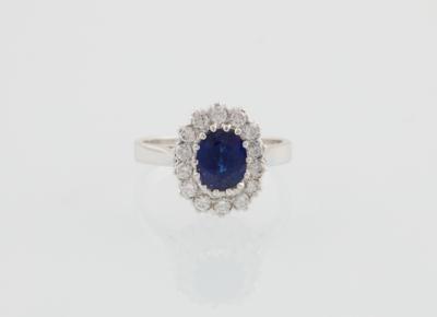 Brillant Saphir Ring - Klenoty