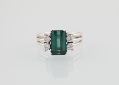 Brillant Turmalin Ring - Schmuck