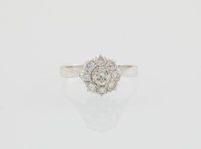 Brillantring zus. ca. 0,70 ct - Klenoty