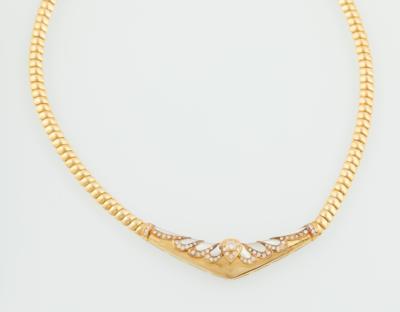 Brillantcollier zus. ca. 1,30 ct - Schmuck