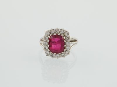 Brillantring zus. ca.0,80 ct - Klenoty