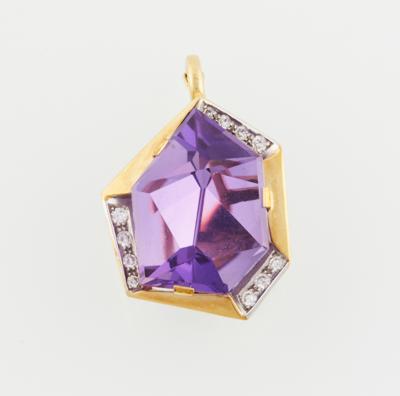 Brillant Amethyst Anhänger - Klenoty