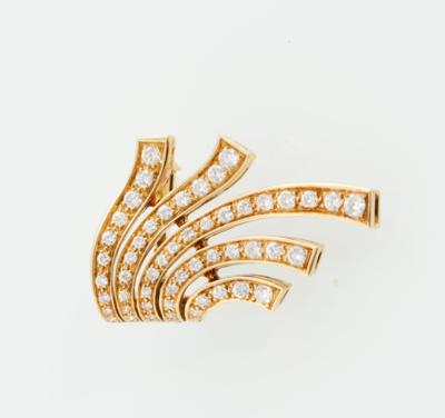 Brillantclip zus. ca. 1,50 ct - Jewellery