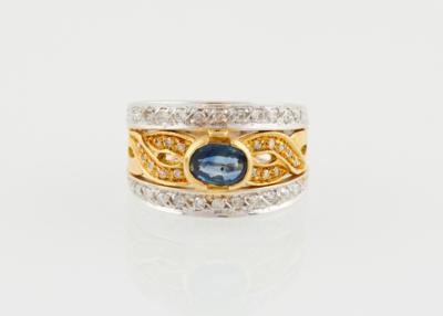 Saphir Ring ca. 0,70 ct - Jewellery