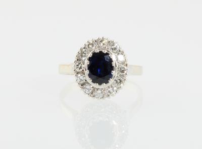 Brillant Saphir Ring - Klenoty