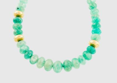 Smaragd Halskette - Klenoty