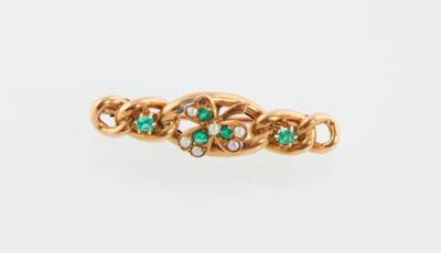 Smaragdbrosche - Jewellery