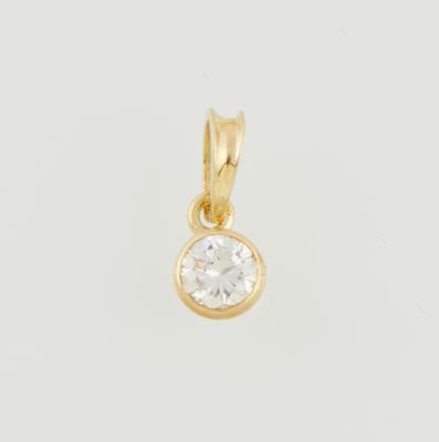 Brillantsolitär Anhänger ca. 0,35 ct - Schmuck