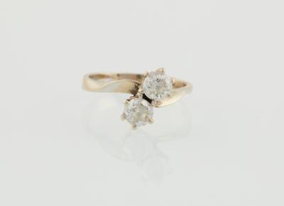 Brillantring zus. ca. 0,80 ct - Klenoty