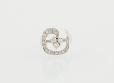 Diamantring zus. ca. 0,55 ct - Gioielli