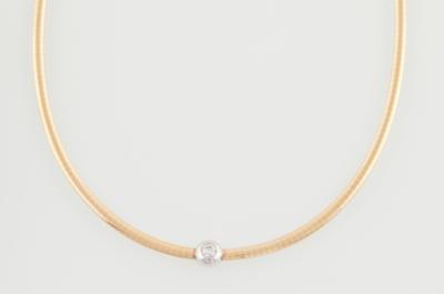 Brillantsolitär Collier ca. 0,40 ct - Schmuck