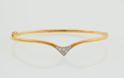 Achtkantdiamant Armreif zus. ca. 0,15 ct - Jewellery