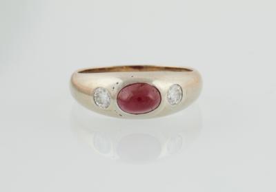 Brillant Rubin Ring - Gioielli