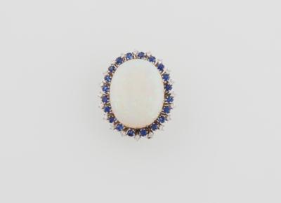 Brillant Opal Brosche - Schmuck