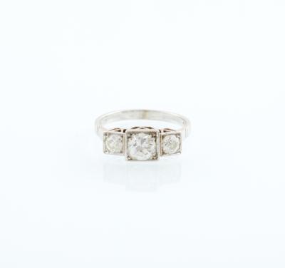 Altschliffbrillant Ring zus. ca. 1,50 ct - Schmuck