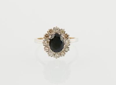 Brillant Saphir Ring - Klenoty