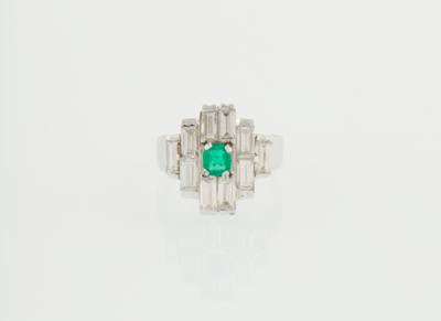 Diamant Smaragdring - Schmuck