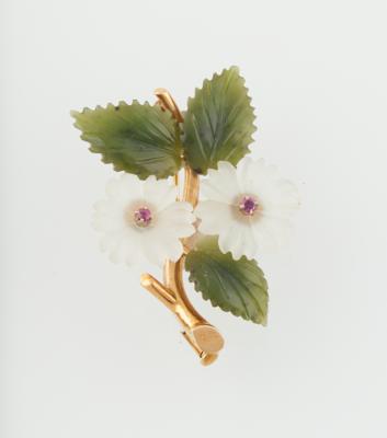 Blütenbrsoche - Jewellery
