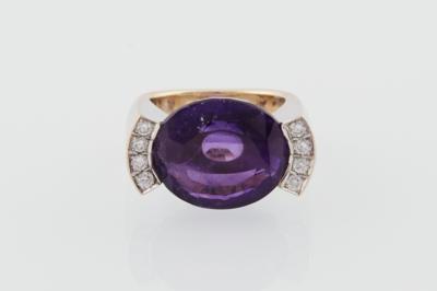 Brillant Amethystring - Schmuck